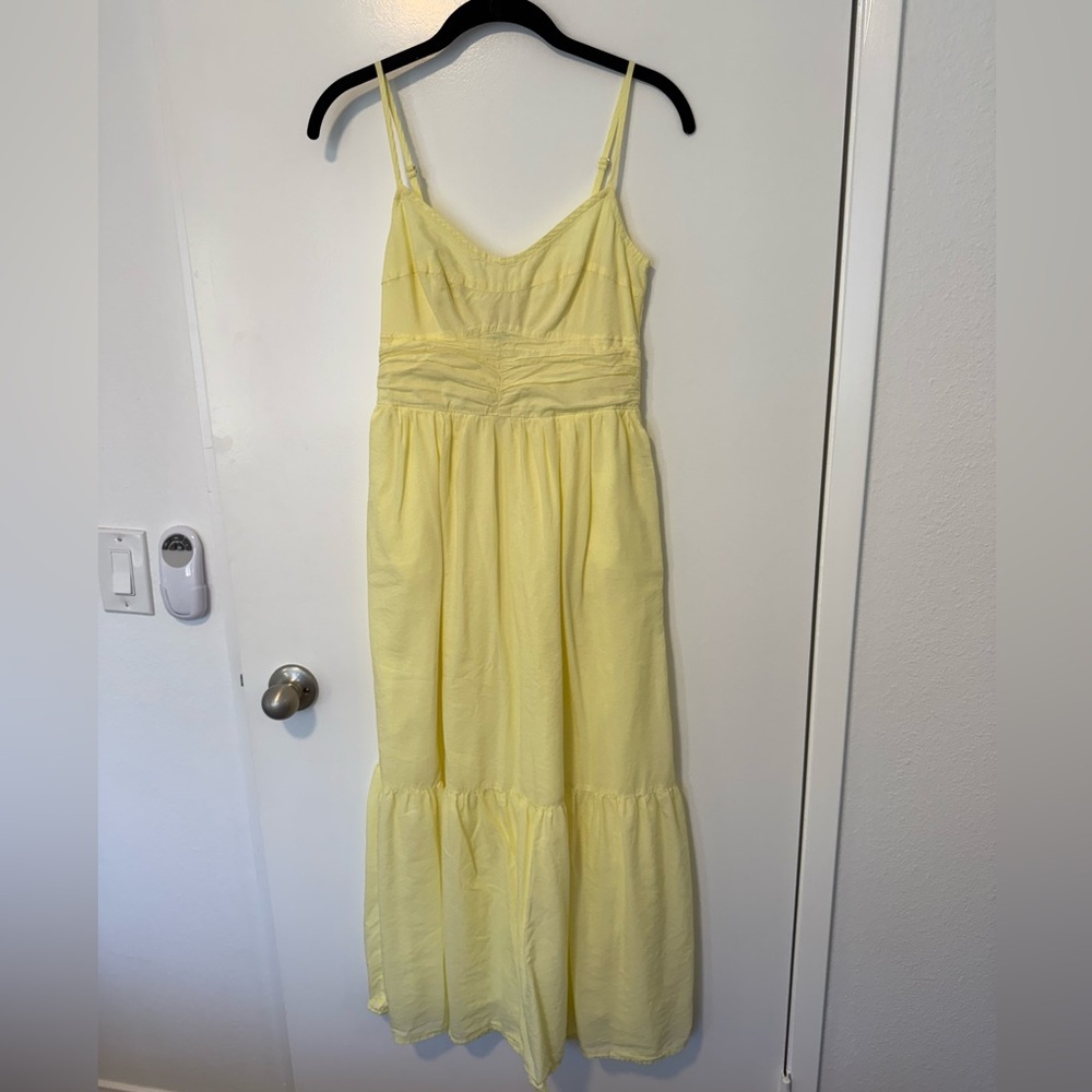 Universal Thread Light Yellow Midi Dress